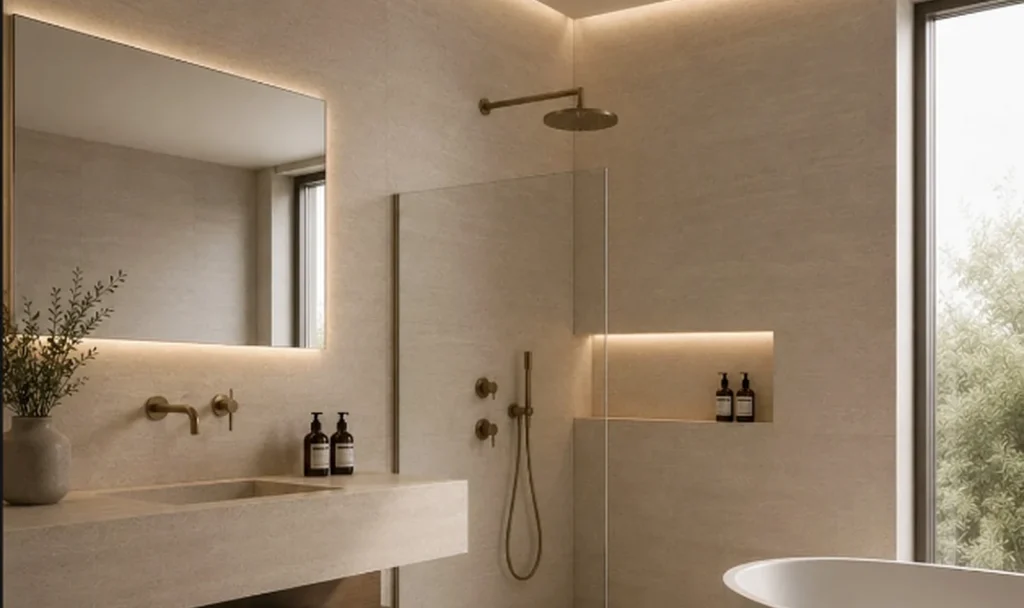 Luxe interieur met naadloos opgenomen afzuigoplossing